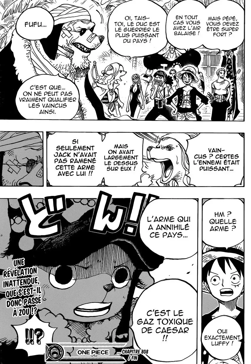 One Piece: Chapter chapitre-808 - Page 16