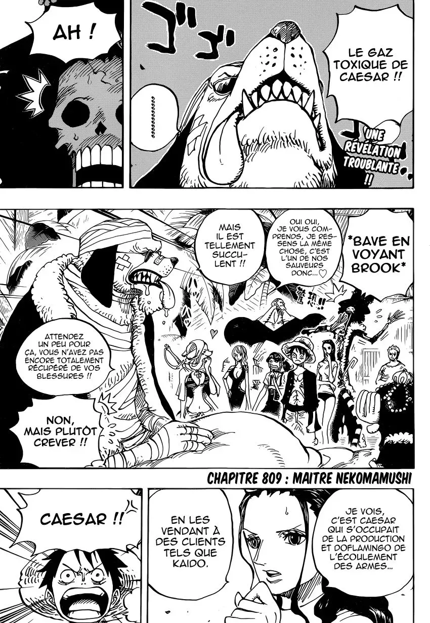 One Piece: Chapter chapitre-809 - Page 3