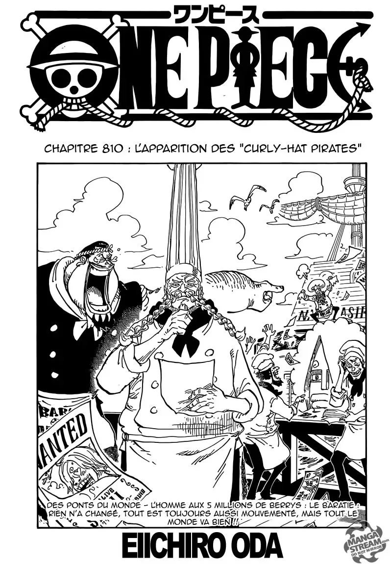 One Piece: Chapter chapitre-810 - Page 2