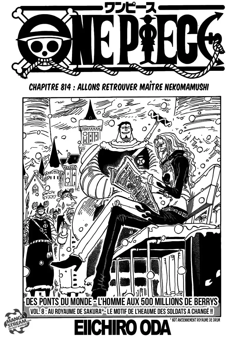 One Piece: Chapter chapitre-814 - Page 1