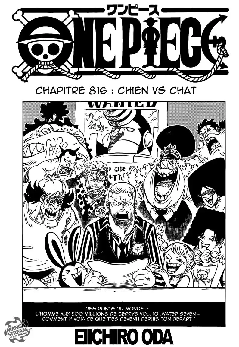 One Piece: Chapter chapitre-816 - Page 1