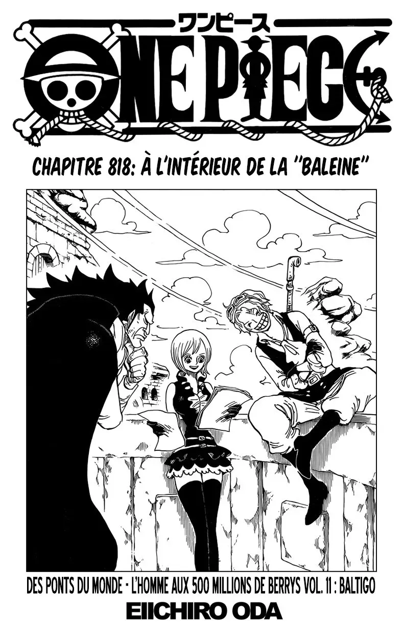 One Piece: Chapter chapitre-818 - Page 1