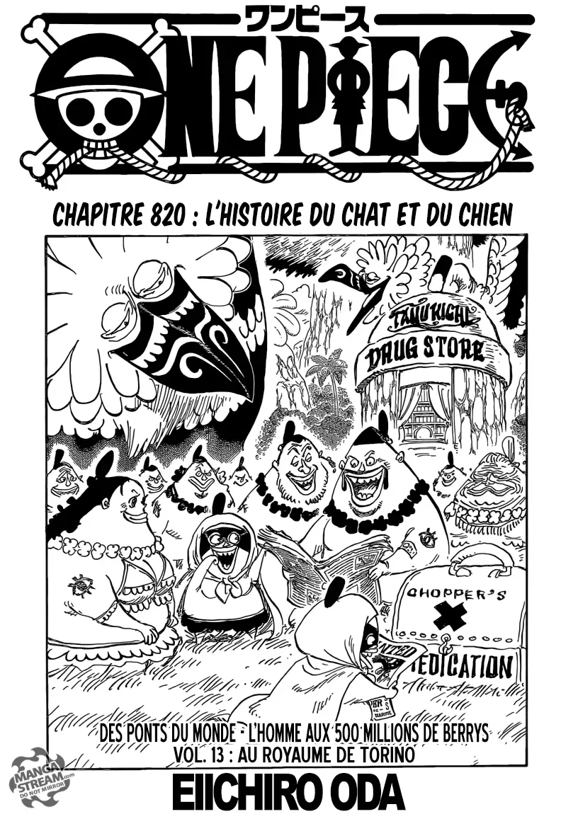 One Piece: Chapter chapitre-820 - Page 1