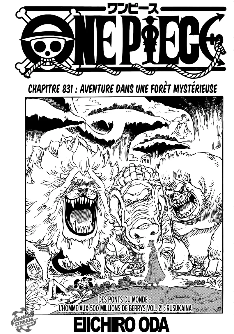 One Piece: Chapter chapitre-831 - Page 1