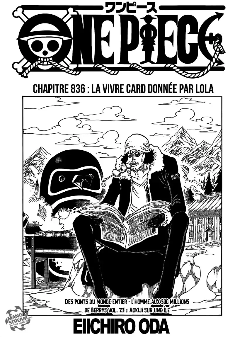 One Piece: Chapter chapitre-836 - Page 1