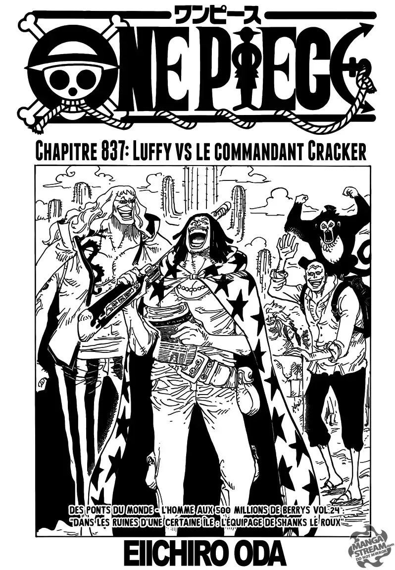 One Piece: Chapter chapitre-837 - Page 1