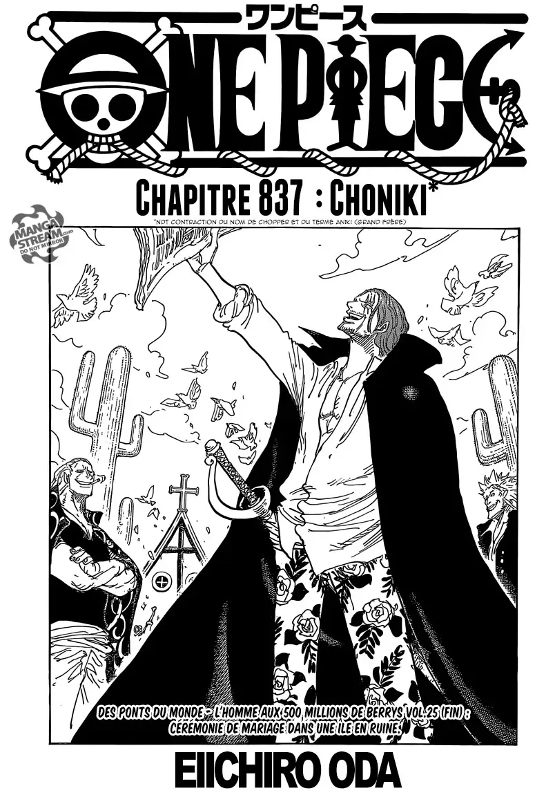 One Piece: Chapter chapitre-838 - Page 1