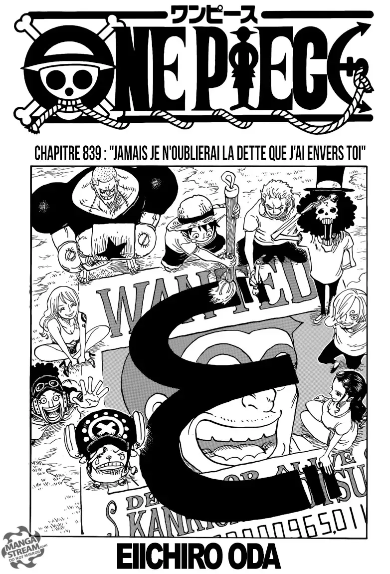 One Piece: Chapter chapitre-839 - Page 1