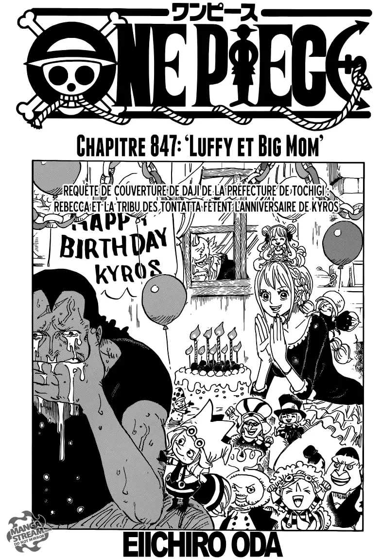 One Piece: Chapter chapitre-847 - Page 1
