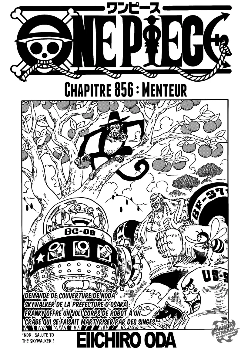 One Piece: Chapter chapitre-856 - Page 1