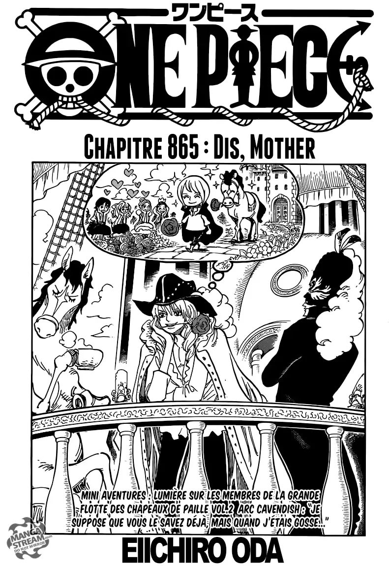One Piece: Chapter chapitre-865 - Page 1