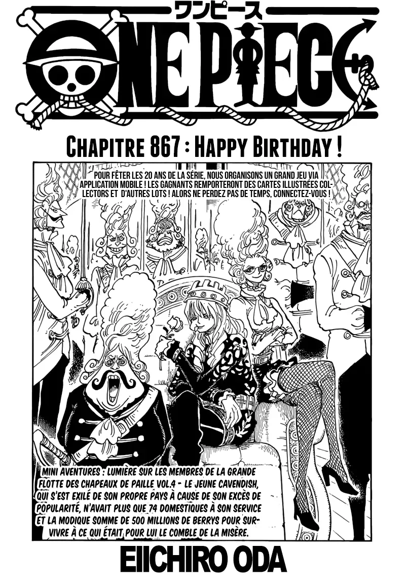 One Piece: Chapter chapitre-867 - Page 1