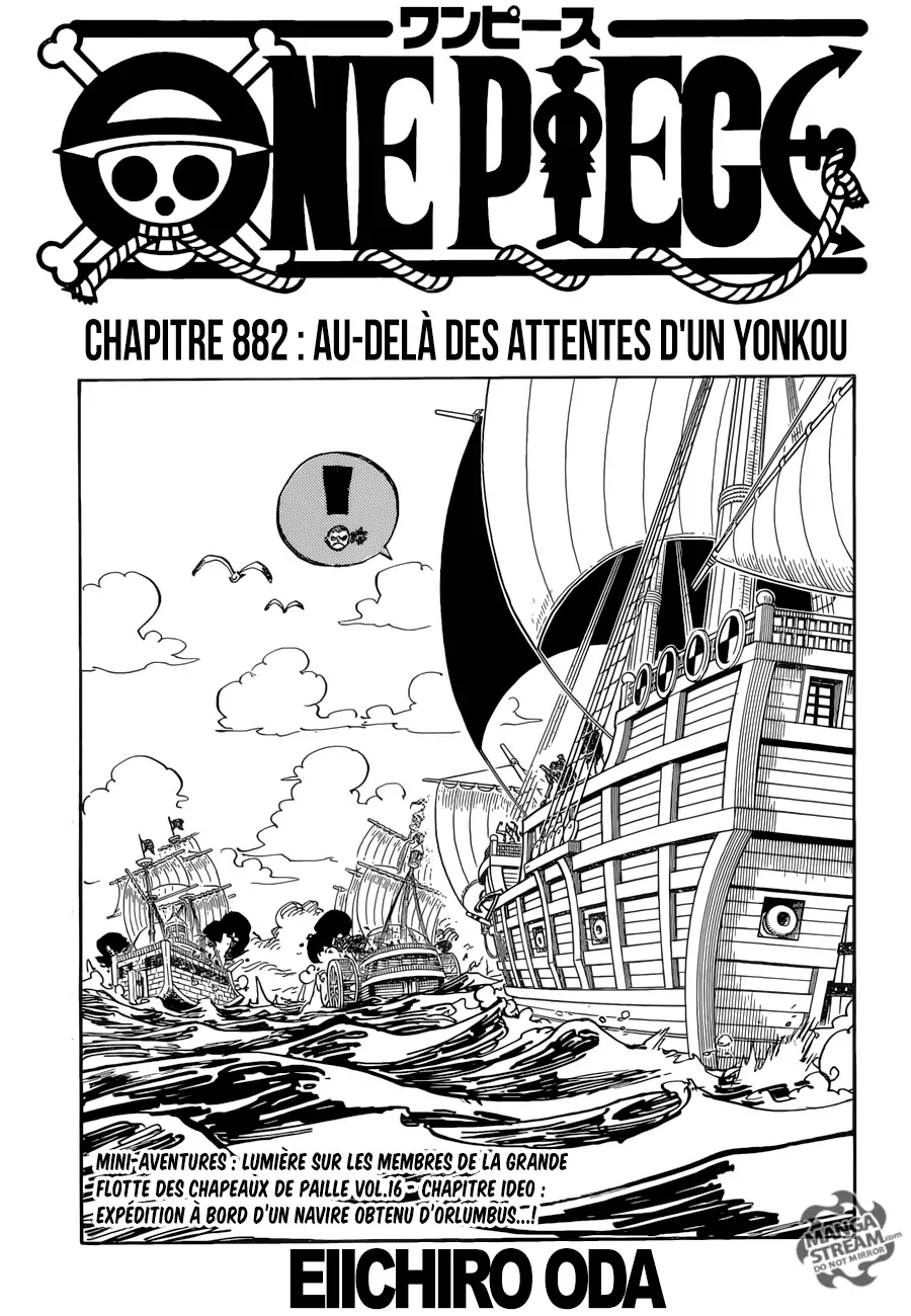 One Piece: Chapter chapitre-882 - Page 1