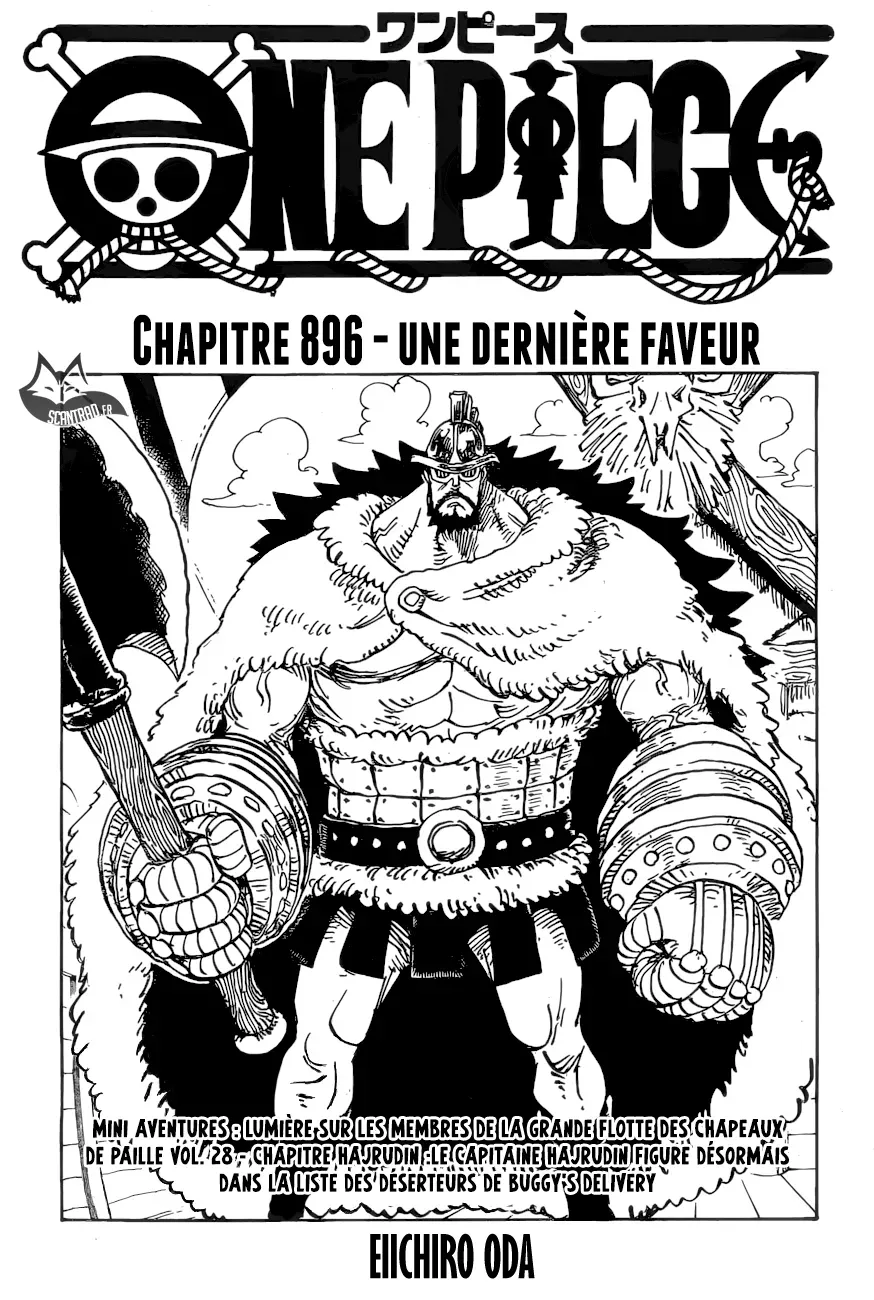 One Piece: Chapter chapitre-896 - Page 1