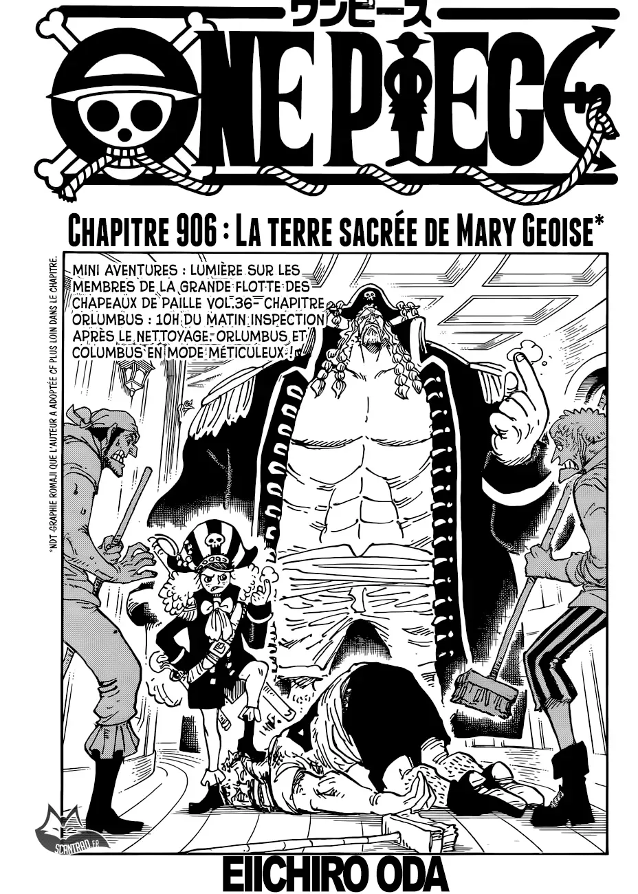 One Piece: Chapter chapitre-906 - Page 1
