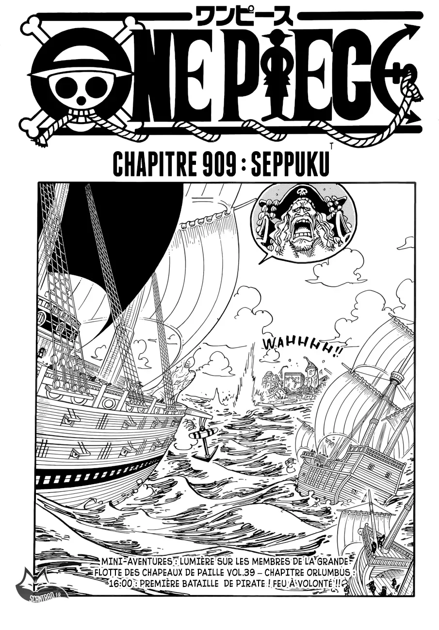 One Piece: Chapter chapitre-909 - Page 1