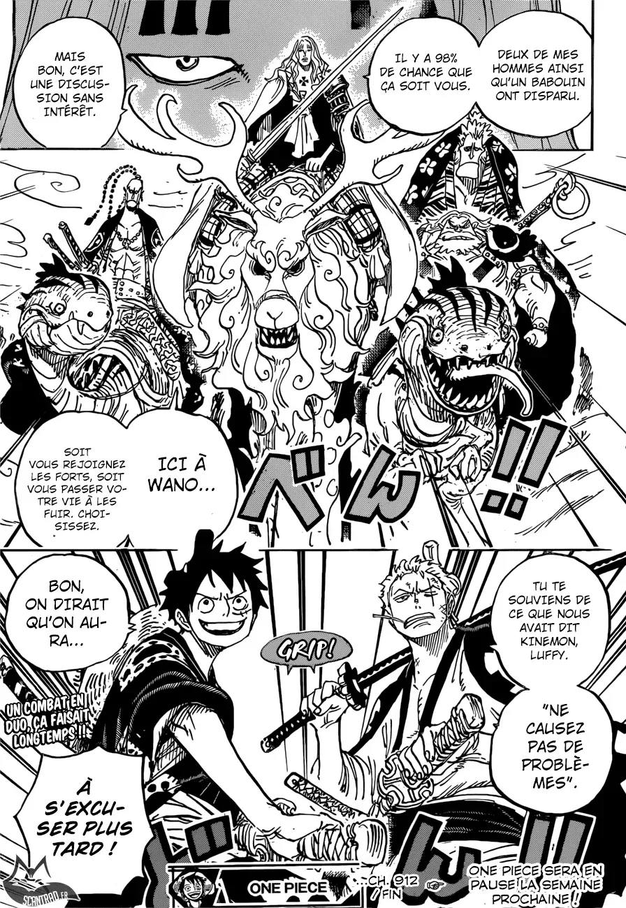 One Piece: Chapter chapitre-912 - Page 18
