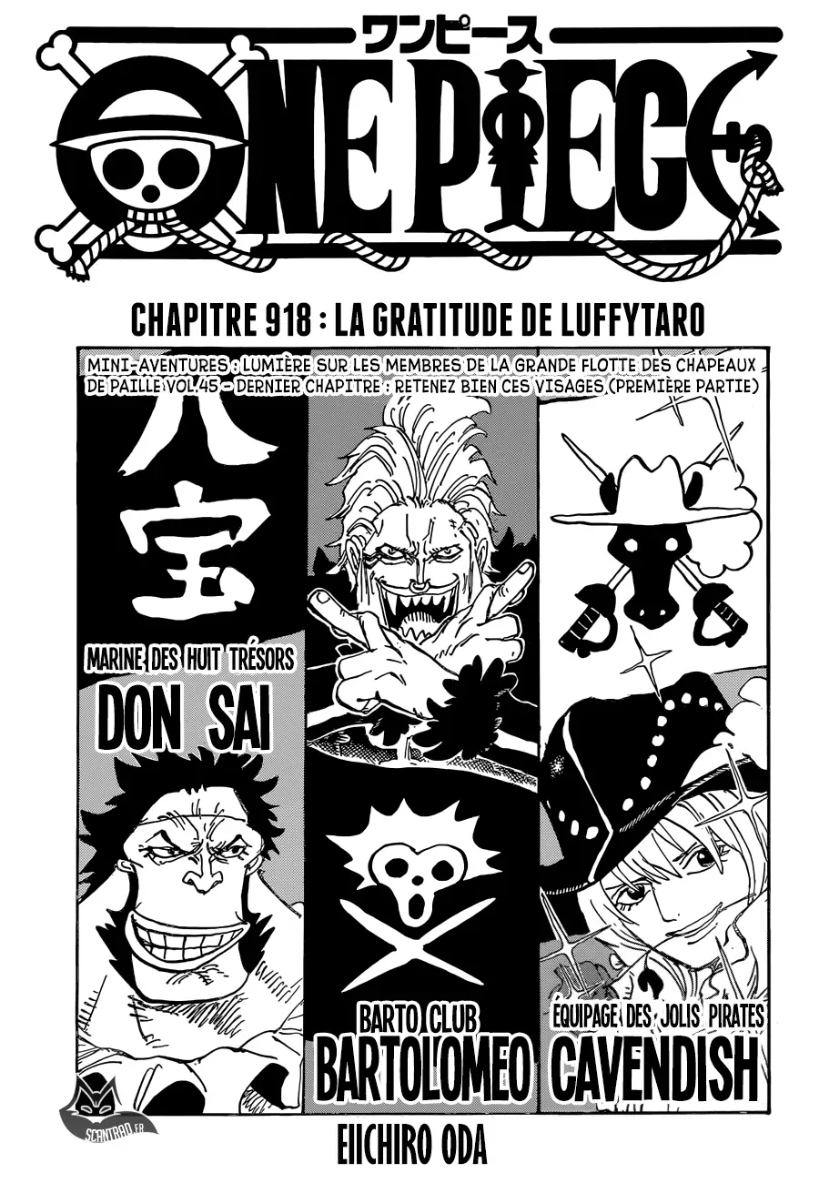 One Piece: Chapter chapitre-918 - Page 1