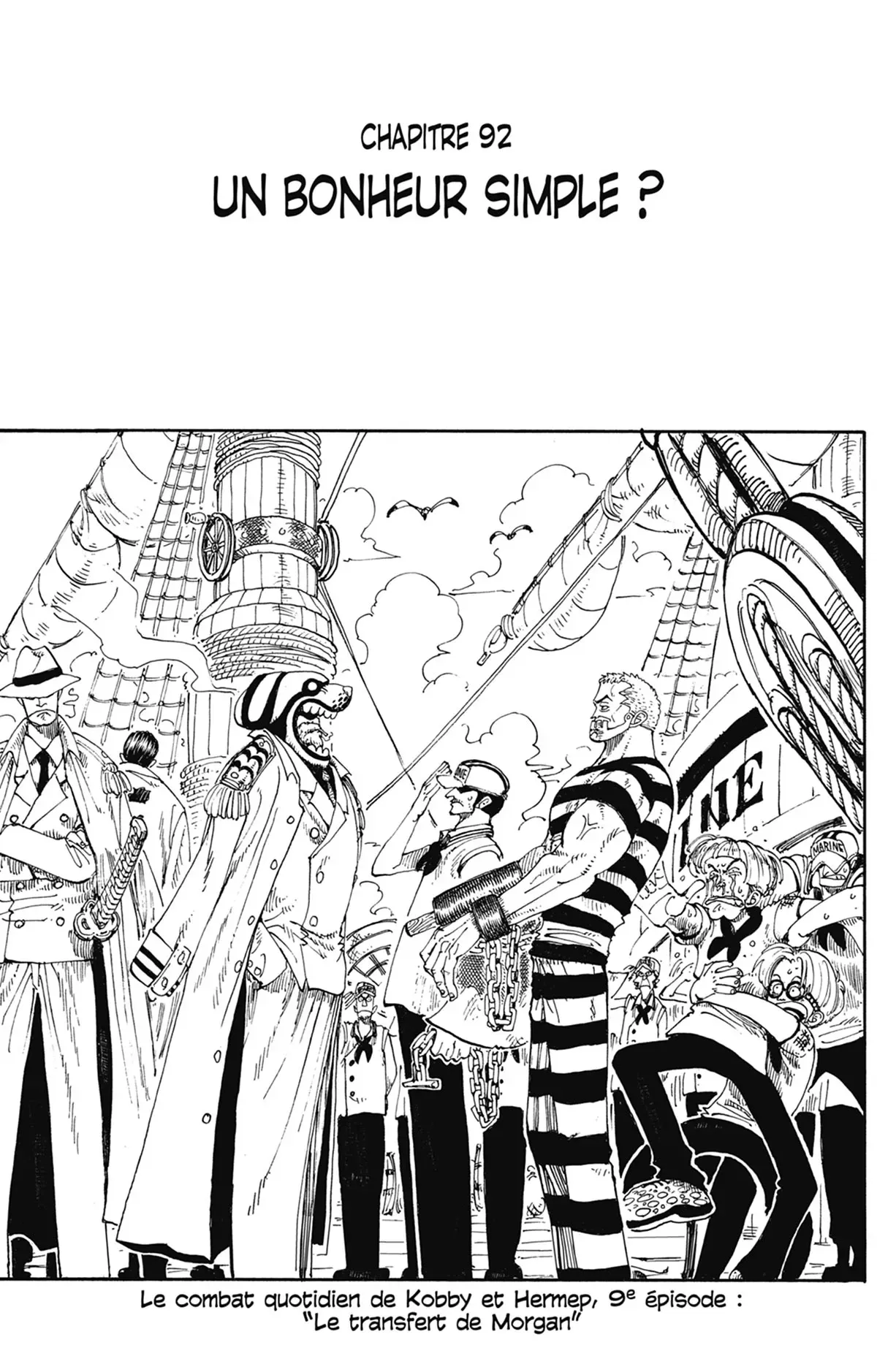 One Piece: Chapter chapitre-92 - Page 1
