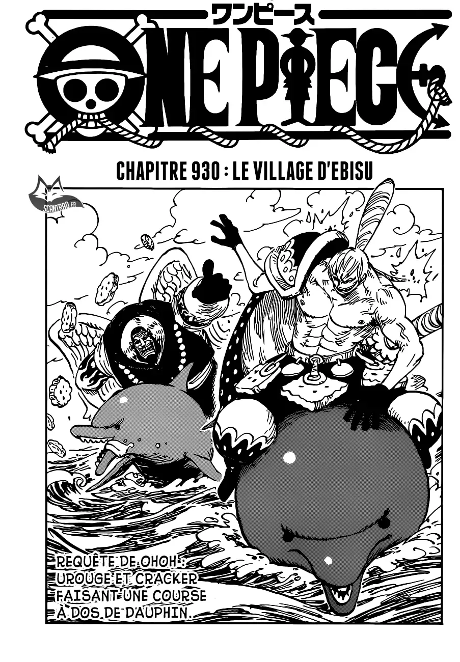 One Piece: Chapter chapitre-930 - Page 1