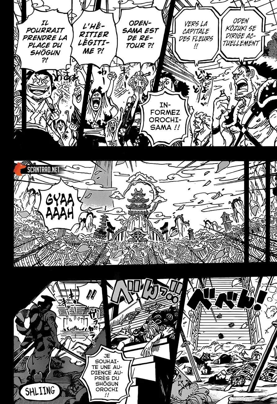 Scan One Piece Chapitre 968 Le Retour D Oden Page 16 Sur Scanvf Net