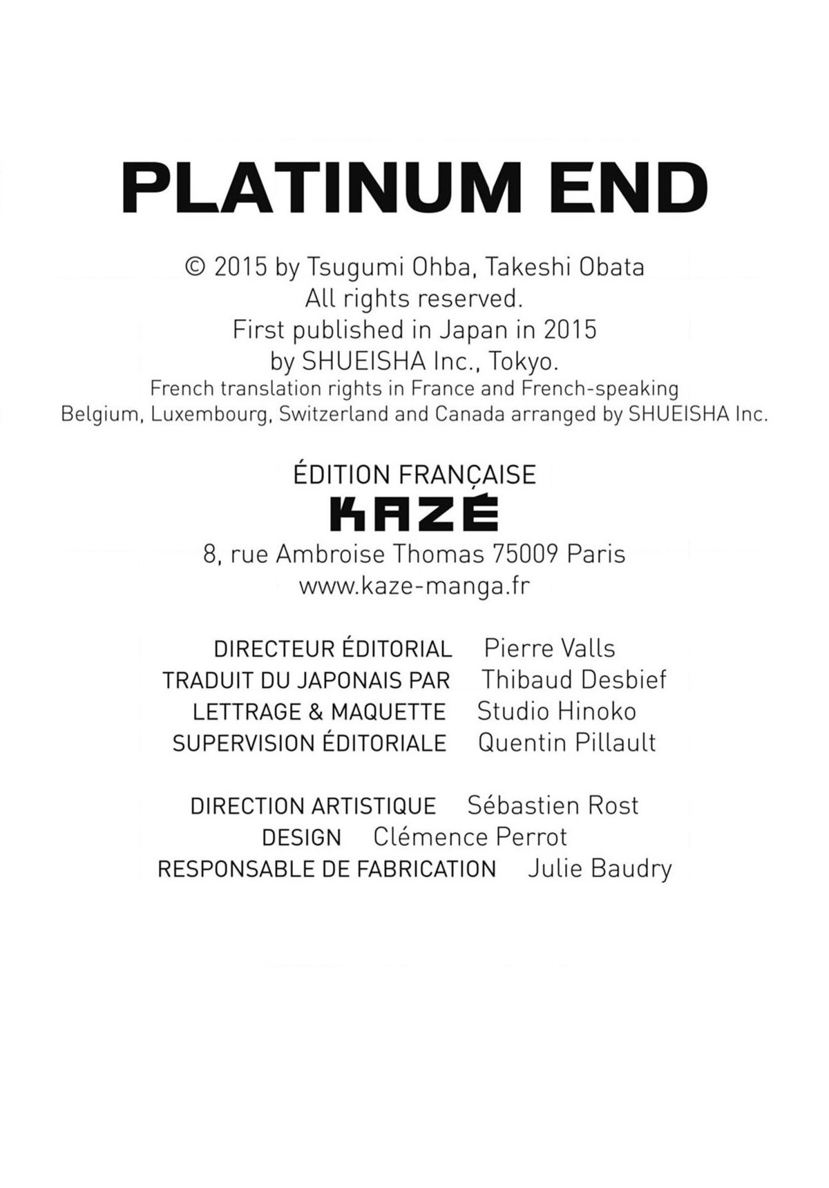 Platinum End: Chapter chapitre-44 - Page 43