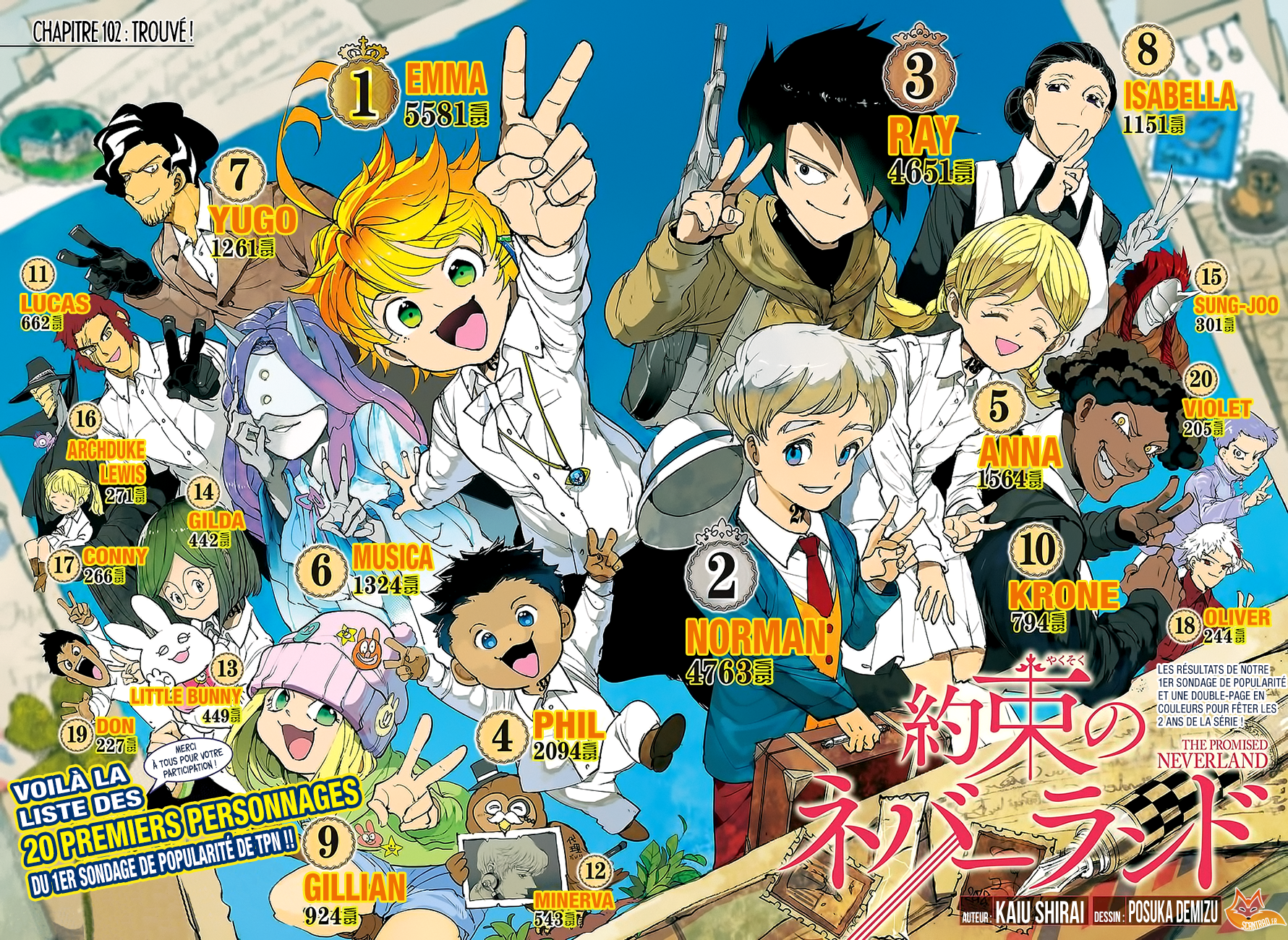 The Promised Neverland: Chapter chapitre-102 - Page 3