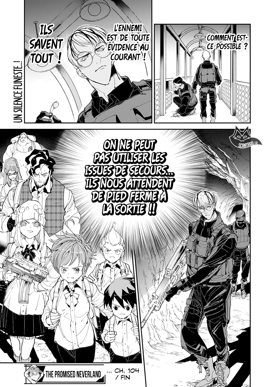 The Promised Neverland: Chapter chapitre-104 - Page 19
