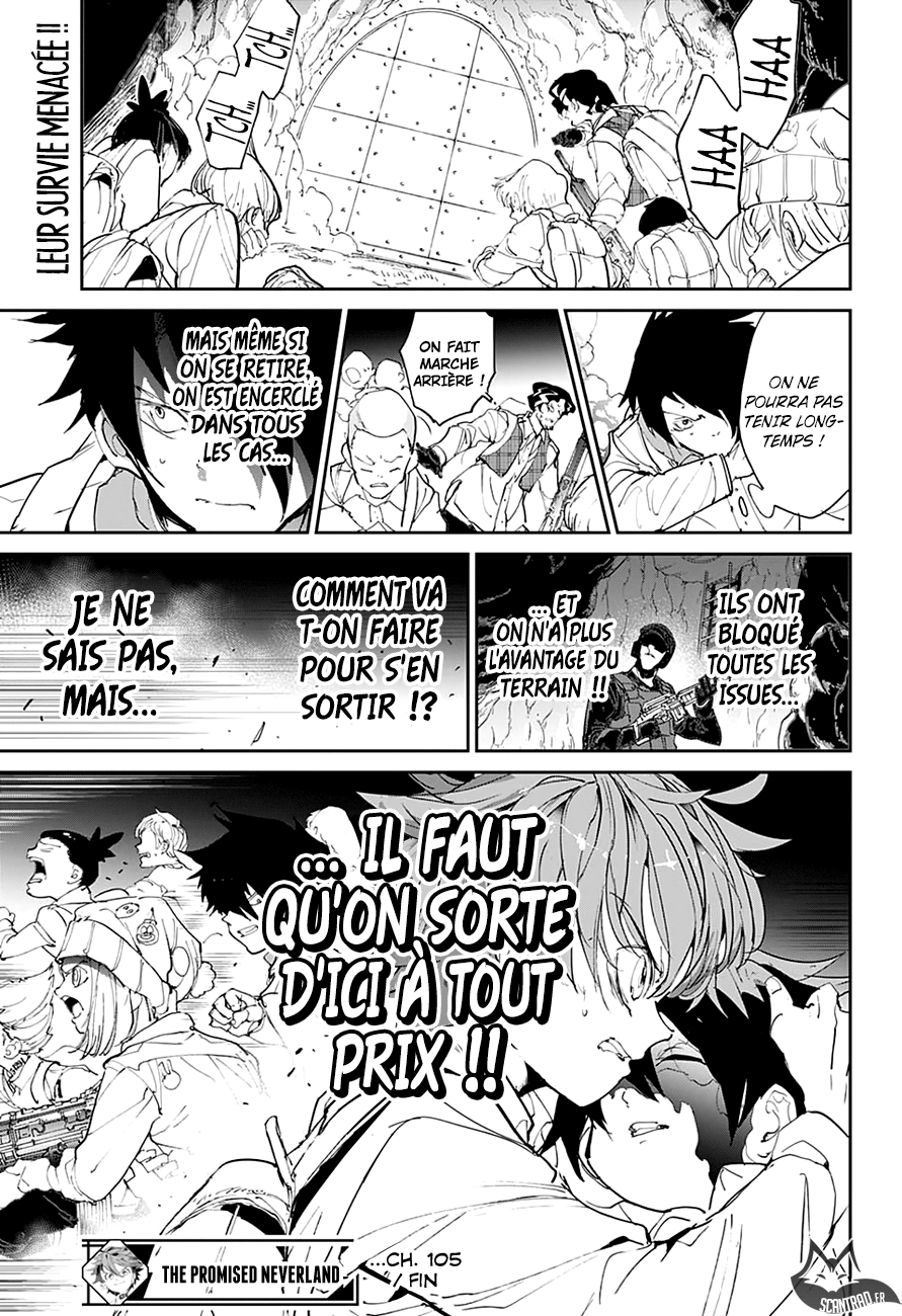 The Promised Neverland: Chapter chapitre-105 - Page 20