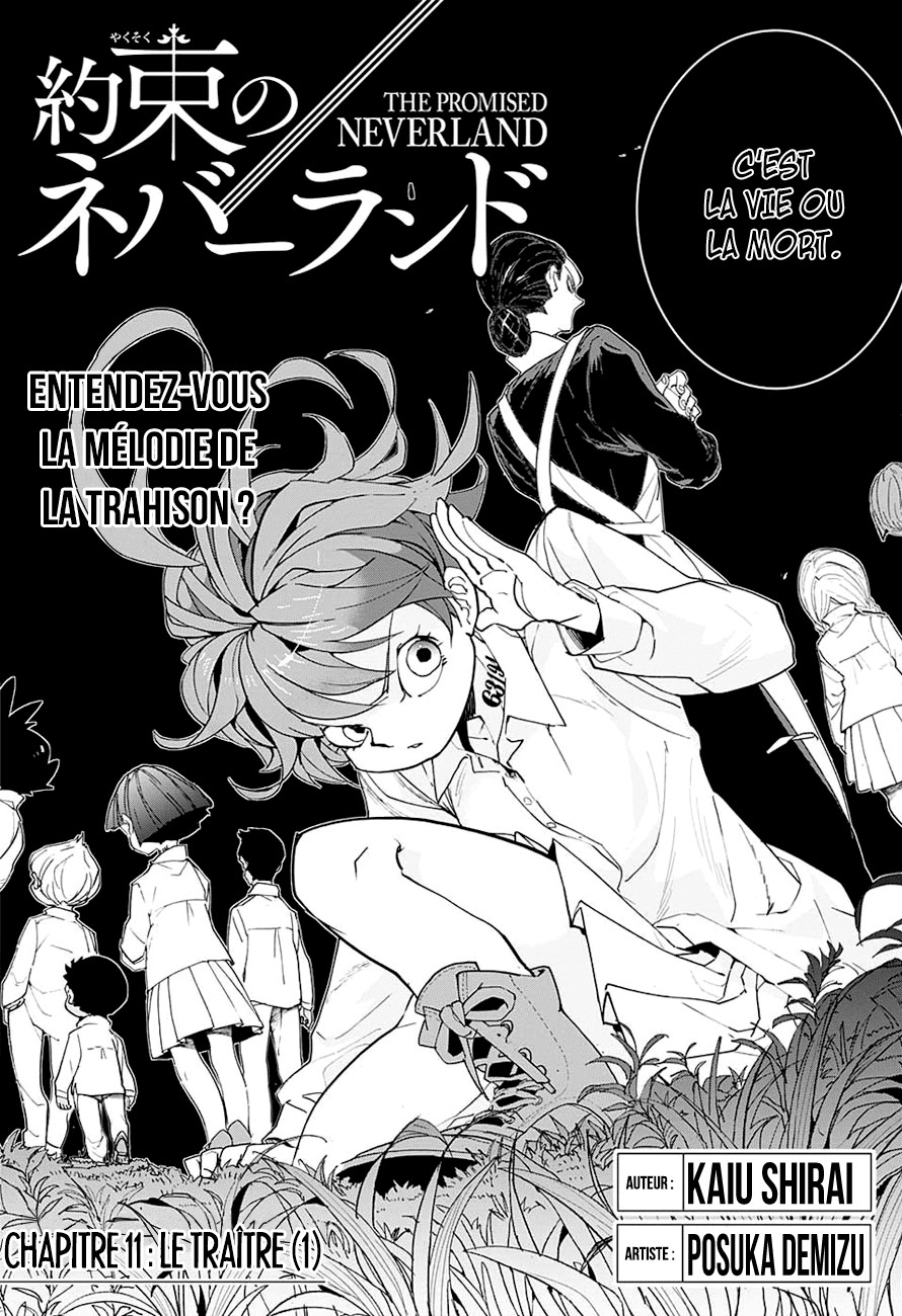 The Promised Neverland: Chapter chapitre-11 - Page 3