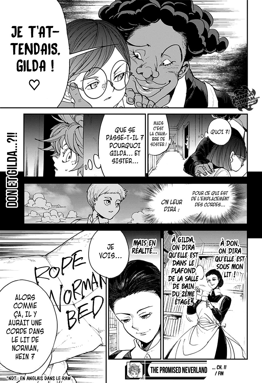The Promised Neverland: Chapter chapitre-11 - Page 19
