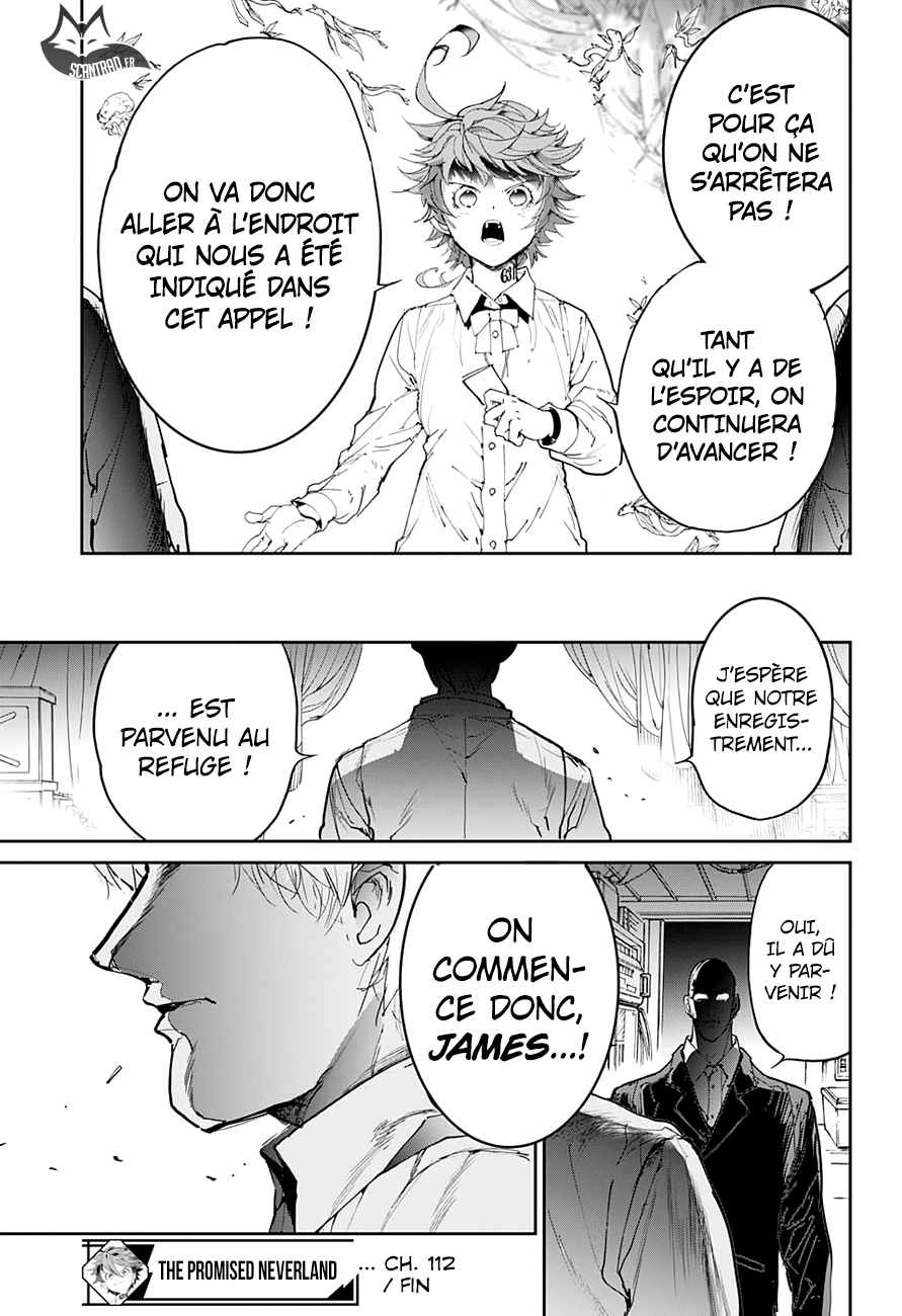 The Promised Neverland: Chapter chapitre-112 - Page 18