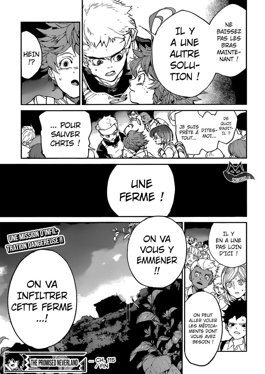 The Promised Neverland: Chapter chapitre-115 - Page 19