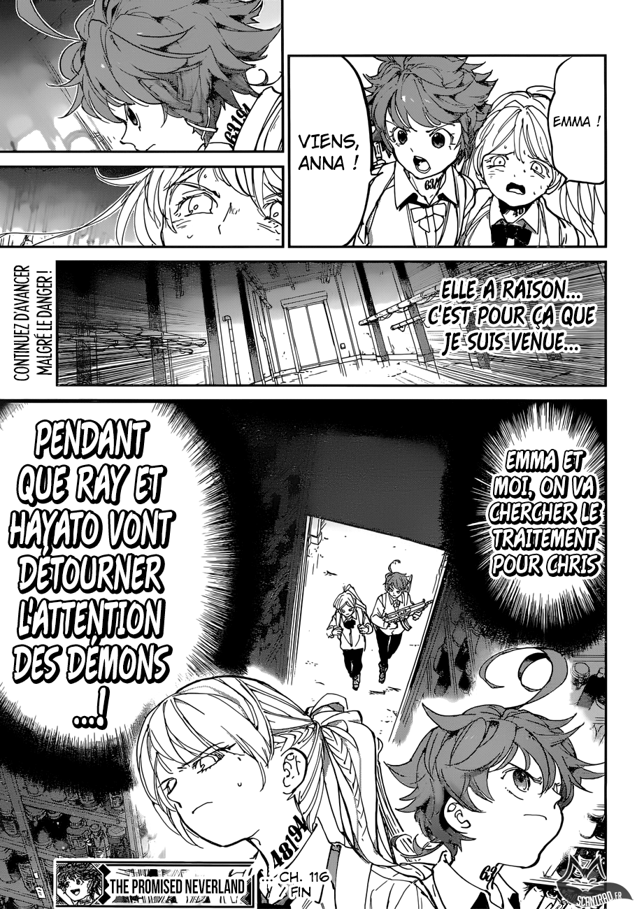 The Promised Neverland: Chapter chapitre-116 - Page 19