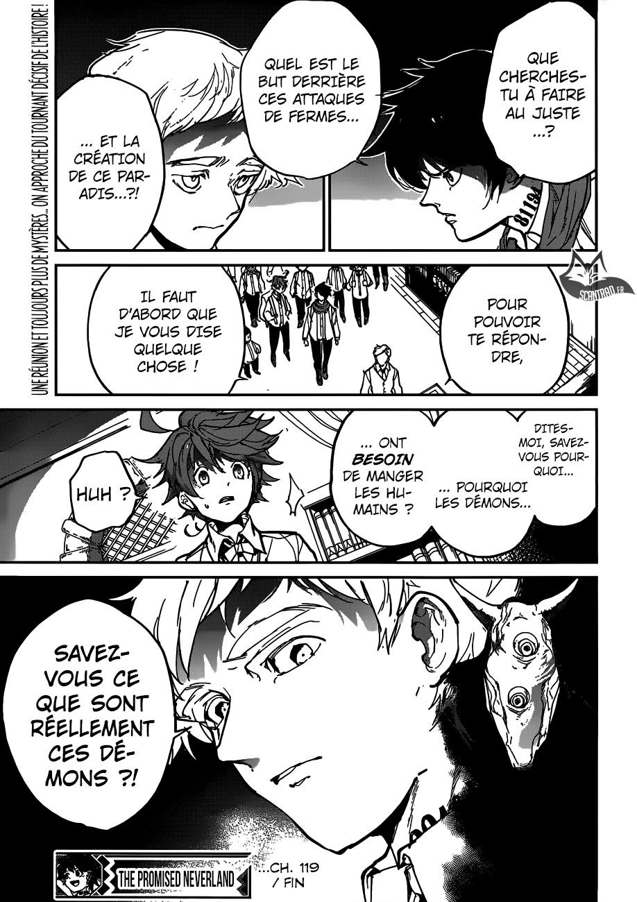 The Promised Neverland: Chapter chapitre-119 - Page 19