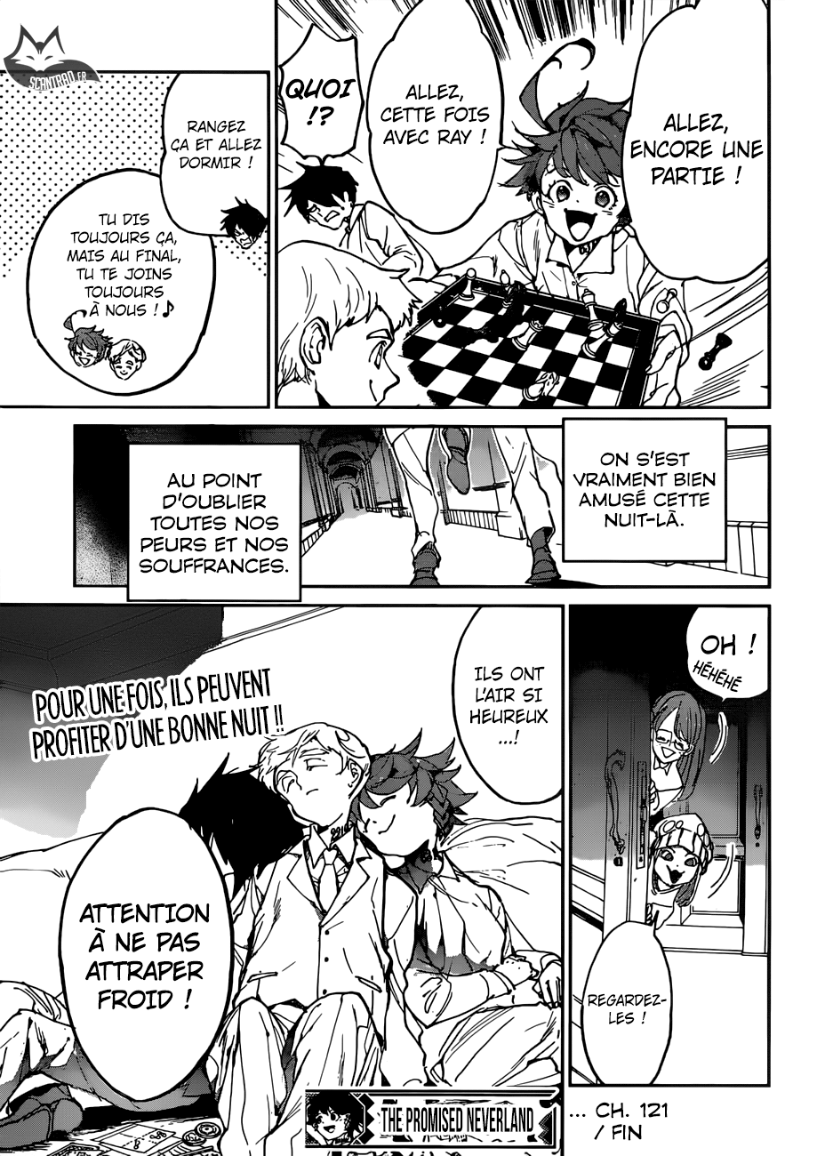 The Promised Neverland: Chapter chapitre-121 - Page 19