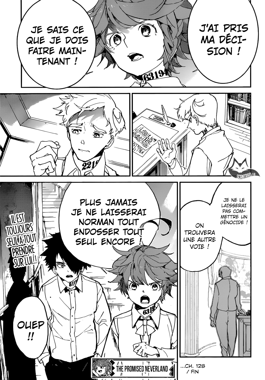 The Promised Neverland: Chapter chapitre-128 - Page 19