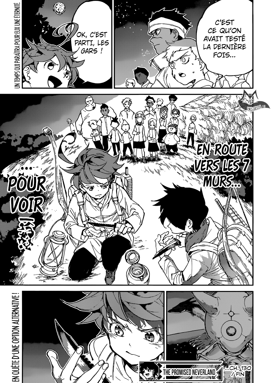 The Promised Neverland: Chapter chapitre-130 - Page 18