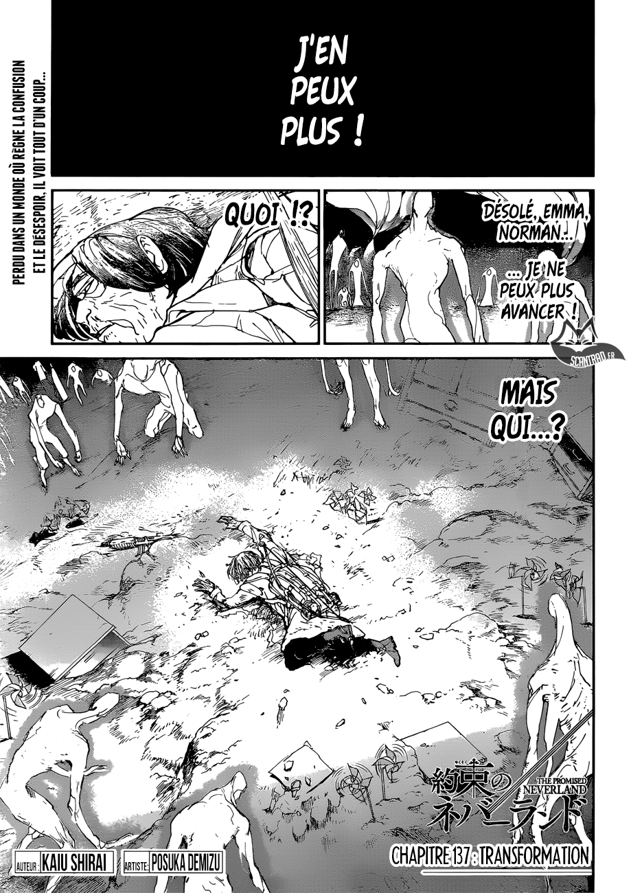 The Promised Neverland: Chapter chapitre-137 - Page 1