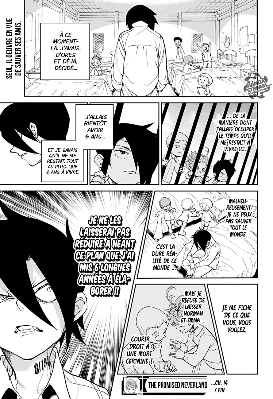 The Promised Neverland: Chapter chapitre-14 - Page 19