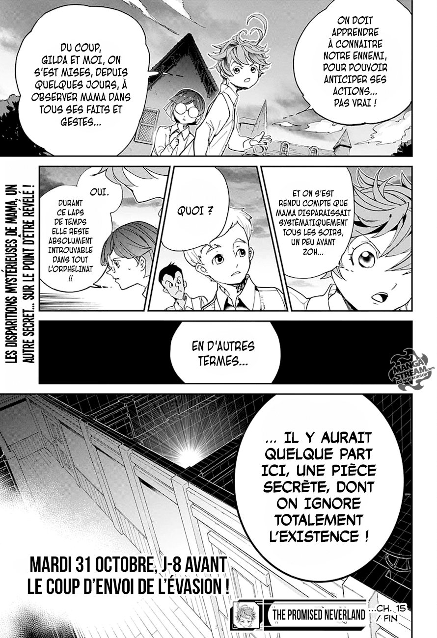 The Promised Neverland: Chapter chapitre-15 - Page 18