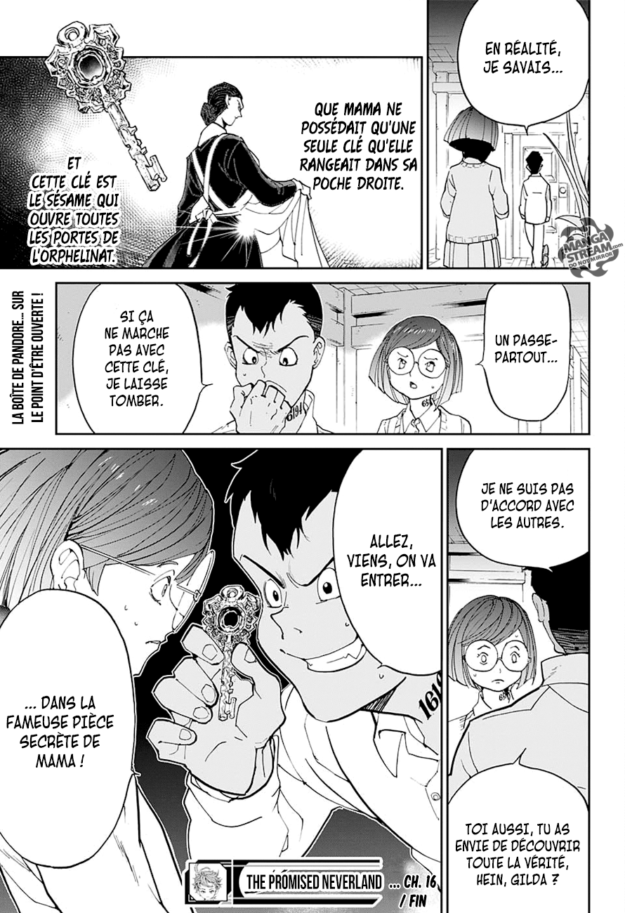 The Promised Neverland: Chapter chapitre-16 - Page 20