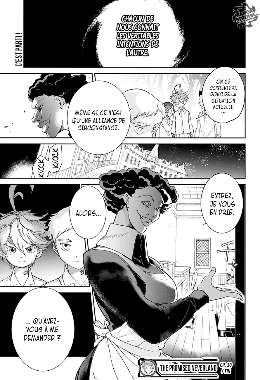 The Promised Neverland: Chapter chapitre-20 - Page 19