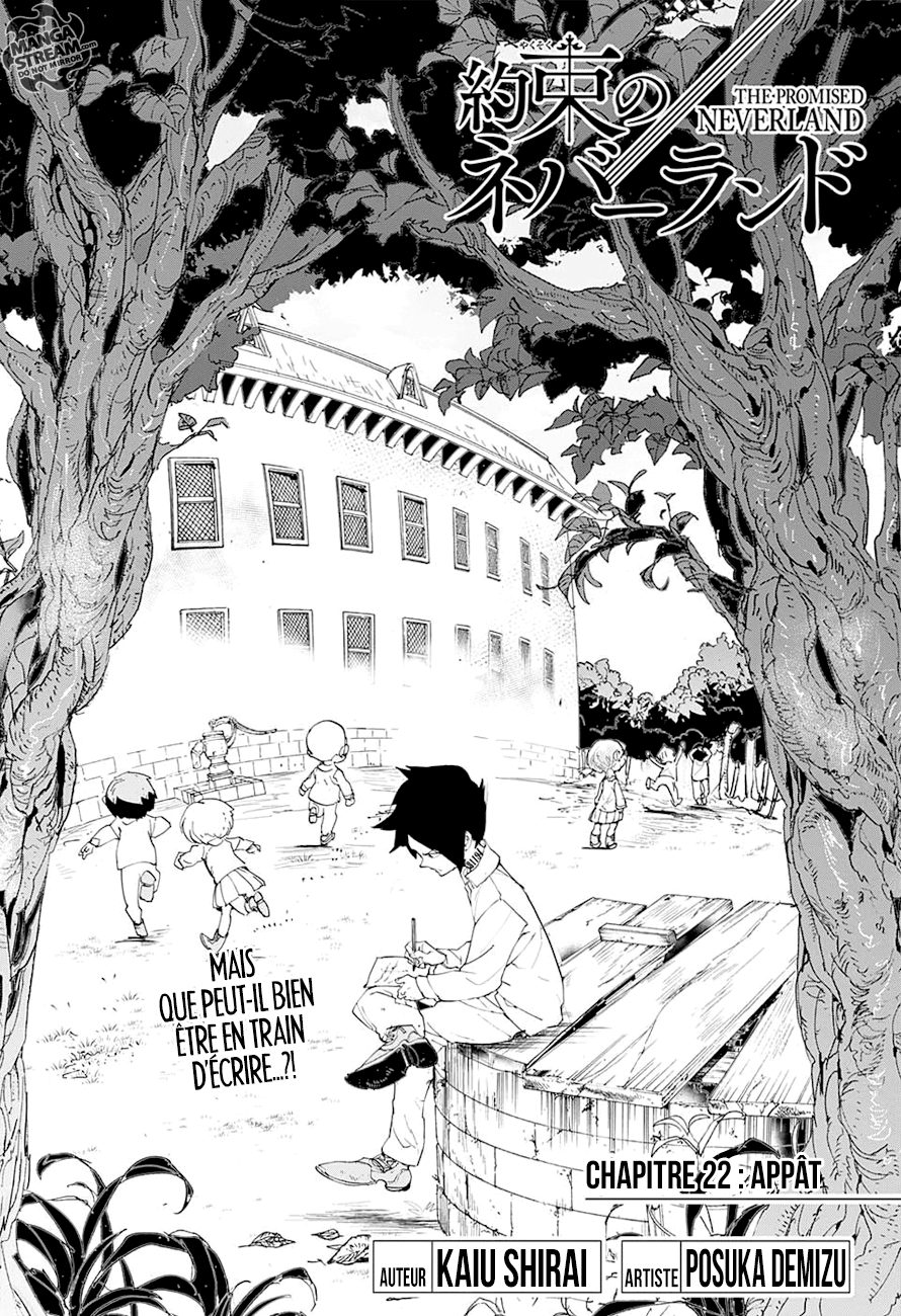 The Promised Neverland: Chapter chapitre-22 - Page 1