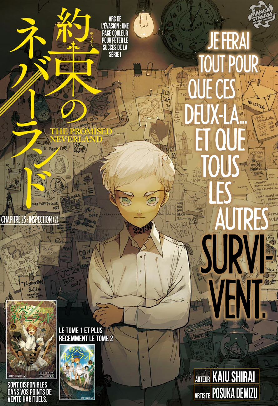 The Promised Neverland: Chapter chapitre-25 - Page 1