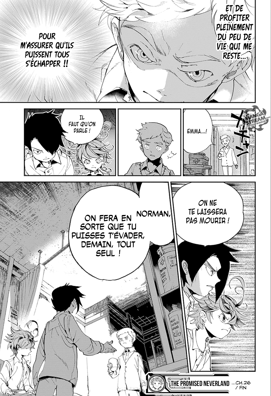 The Promised Neverland: Chapter chapitre-26 - Page 19