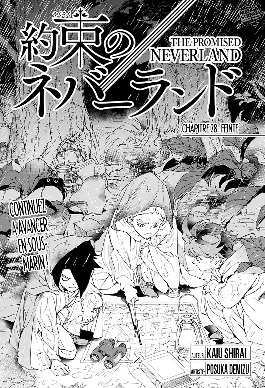 The Promised Neverland: Chapter chapitre-28 - Page 1