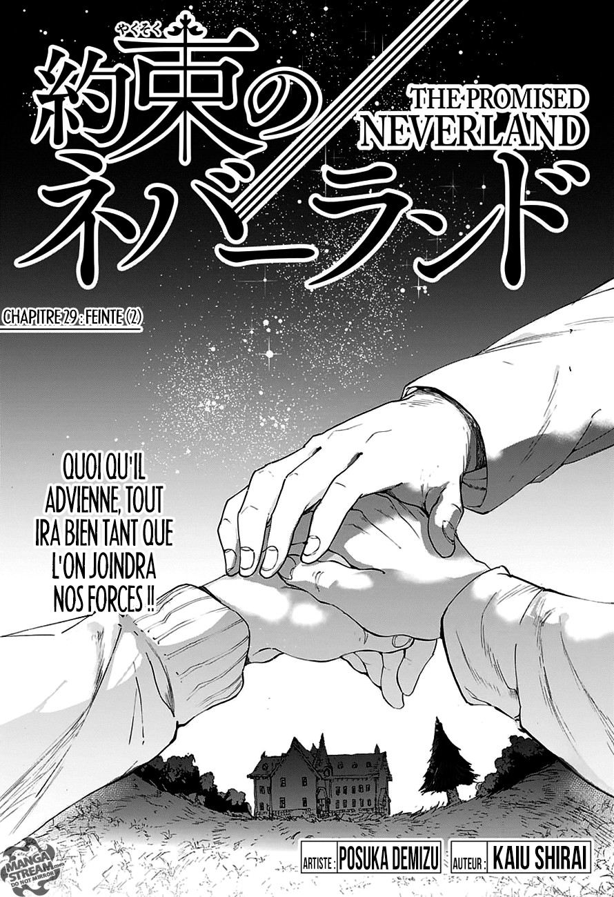 The Promised Neverland: Chapter chapitre-29 - Page 1