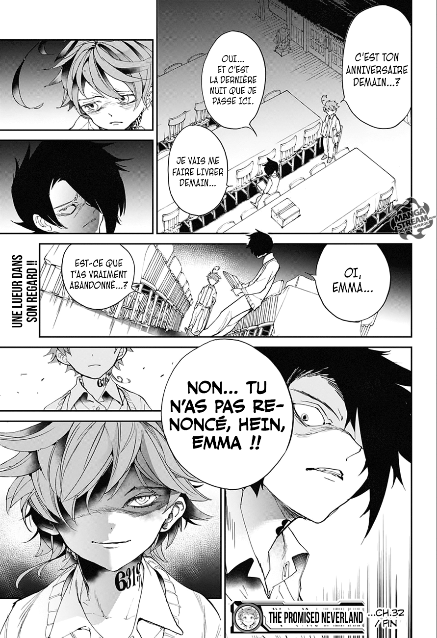 The Promised Neverland: Chapter chapitre-31 - Page 19