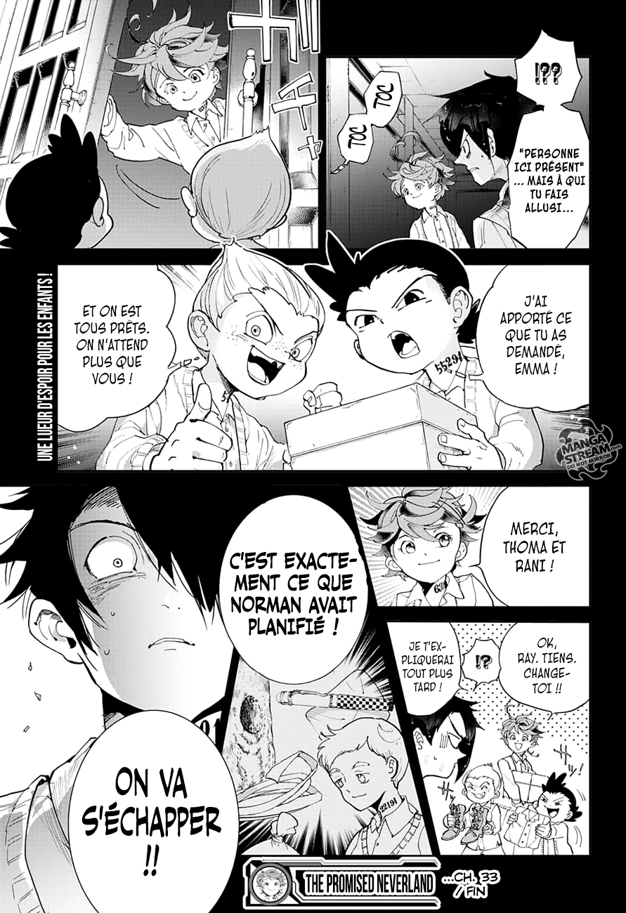 The Promised Neverland: Chapter chapitre-33 - Page 18